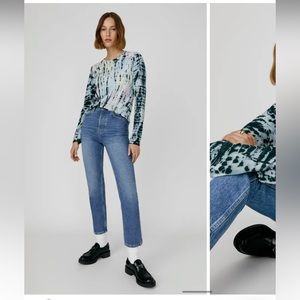 Reformation Jeans Cynthia High Rise Straight Jeans